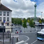 At Place Bastille Near Metro And Maris Modern